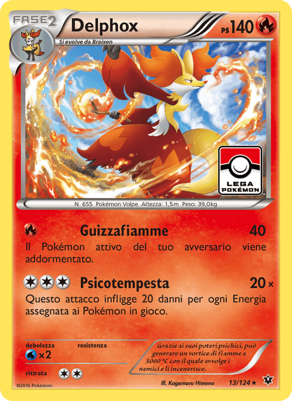 Destini Incrociati の 13 番、Delphox