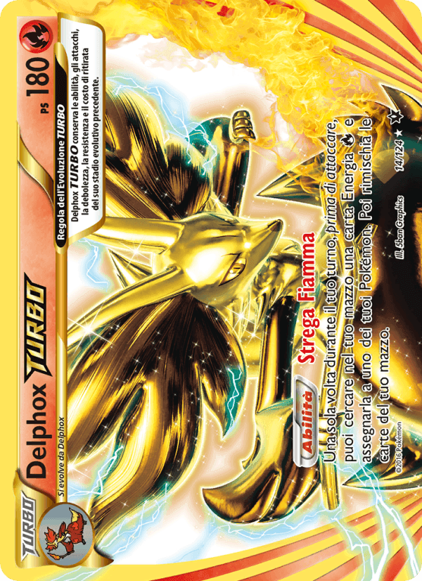 Delphox TURBO, card 14 from Destini Incrociati