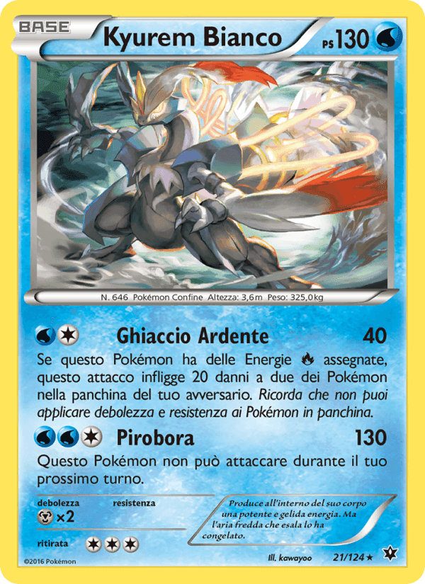 Kyurem Bianco, carta 21 de Destini Incrociati