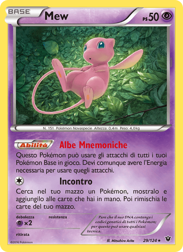 Mew, carte 29 de Destini Incrociati