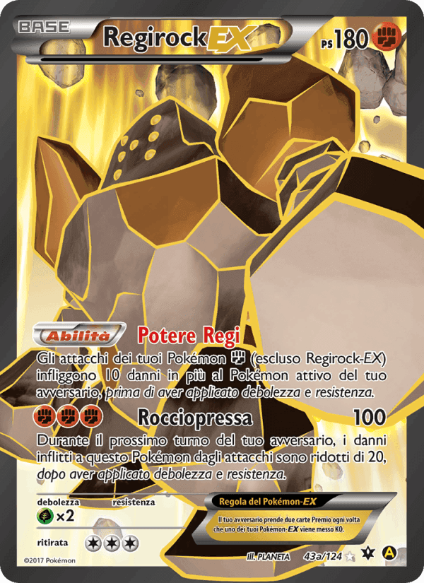 Regirock EX, carta 43a di Destini Incrociati