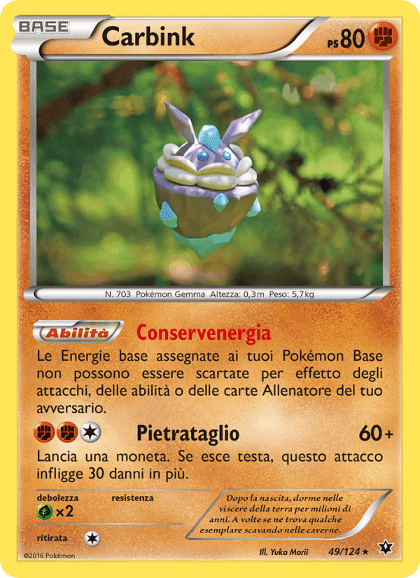 Carbink, carte 49 de Destini Incrociati