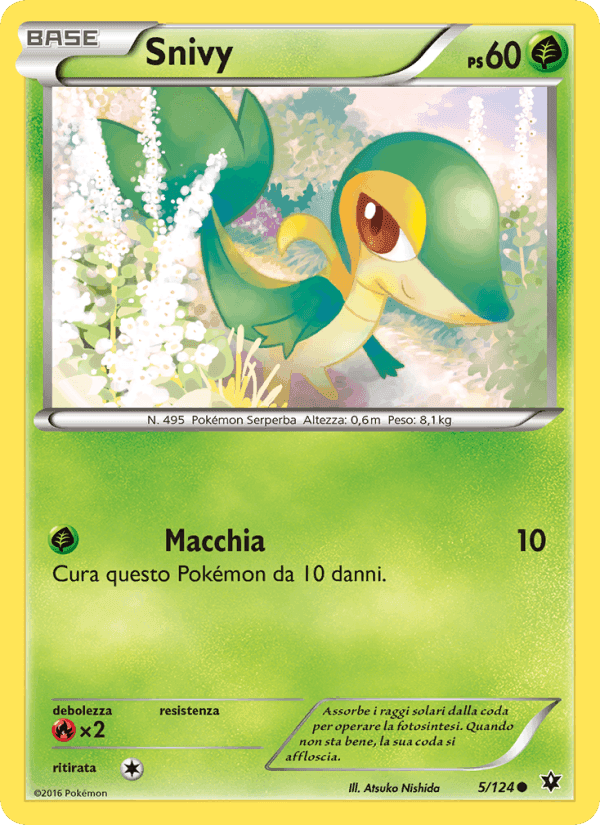 Snivy, carte 5 de Destini Incrociati