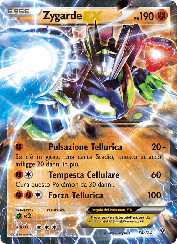 Zygarde-GX, carte 54 de Destini Incrociati