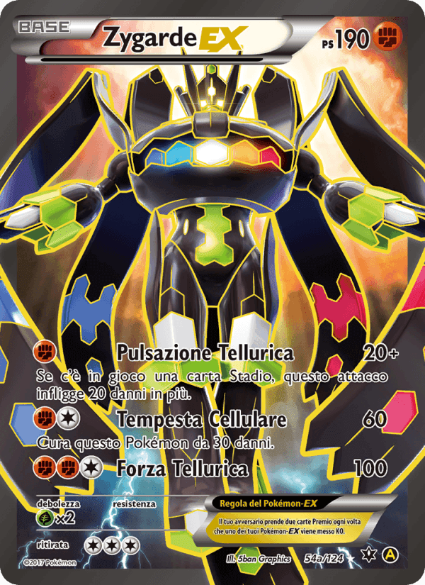 Zygarde-GX, carta 54a di Destini Incrociati