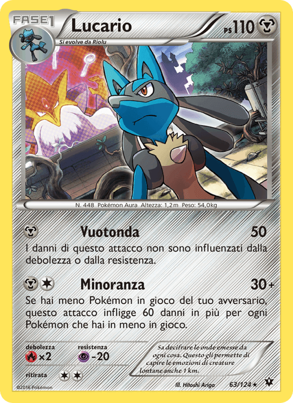Lucario, carta 63 di Destini Incrociati