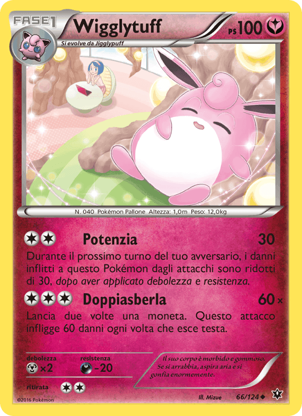 Wigglytuff, card 66 from Destini Incrociati