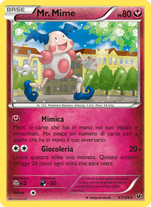 Mr. Mime, carta 67 di Destini Incrociati