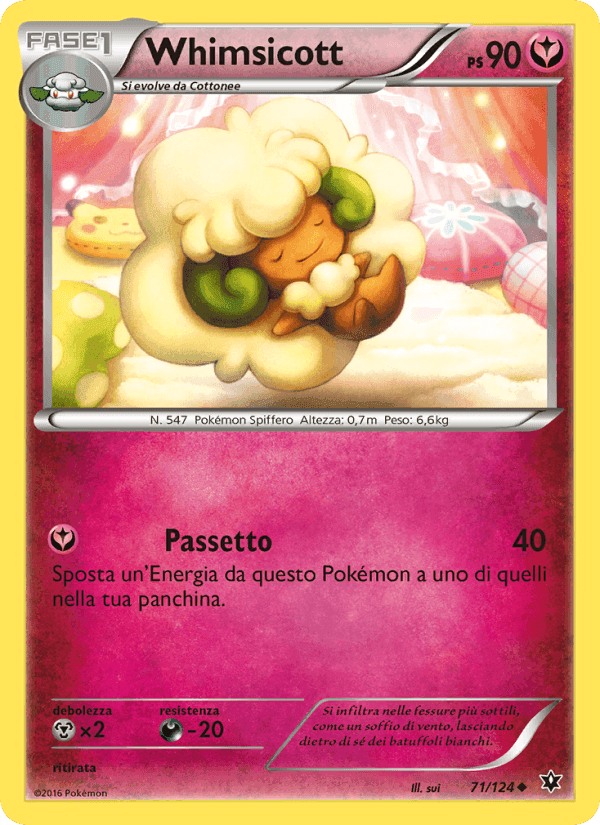 Whimsicott, card 71 from Destini Incrociati