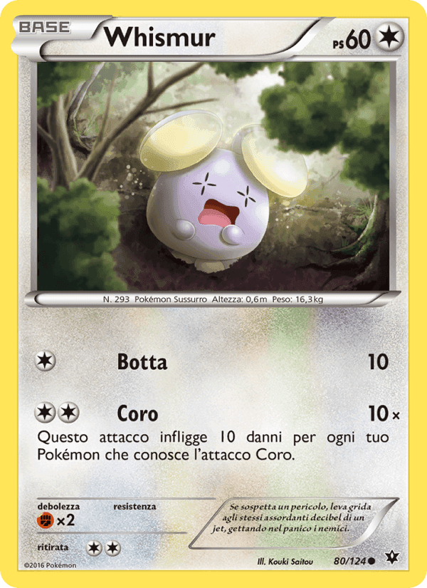 Whismur, carta 80 di Destini Incrociati