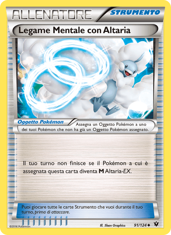 Legame Mentale con Altaria, carta 91 de Destini Incrociati