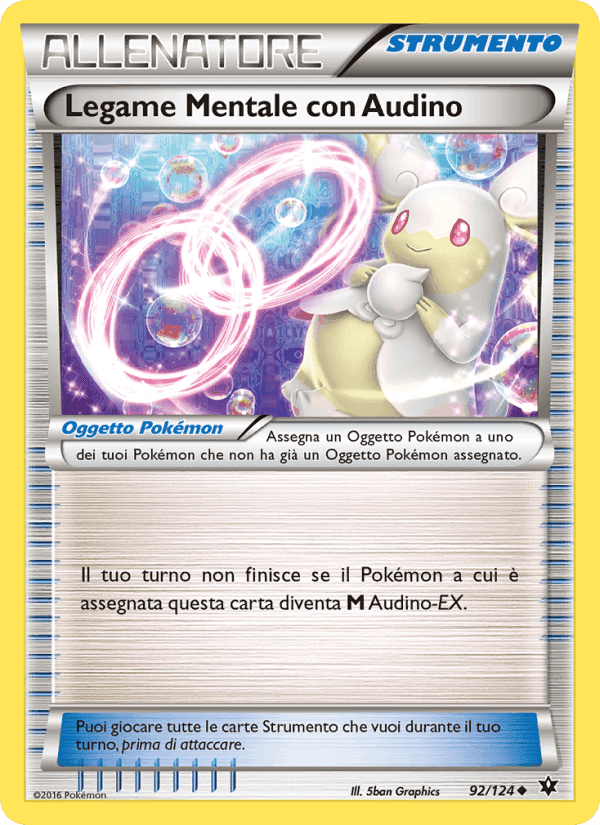 Legame Mentale con Audino, carta 92 di Destini Incrociati