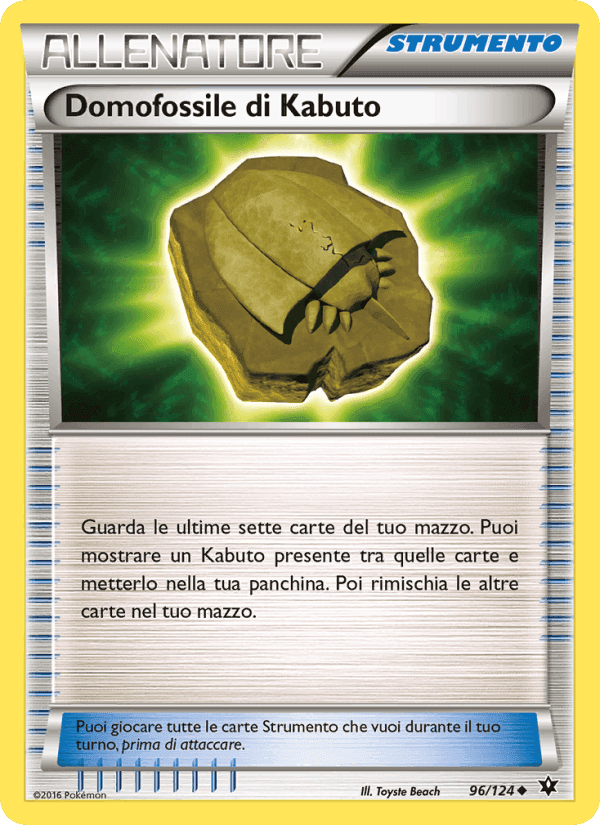 Domofossile di Kabuto, carta 96 di Destini Incrociati