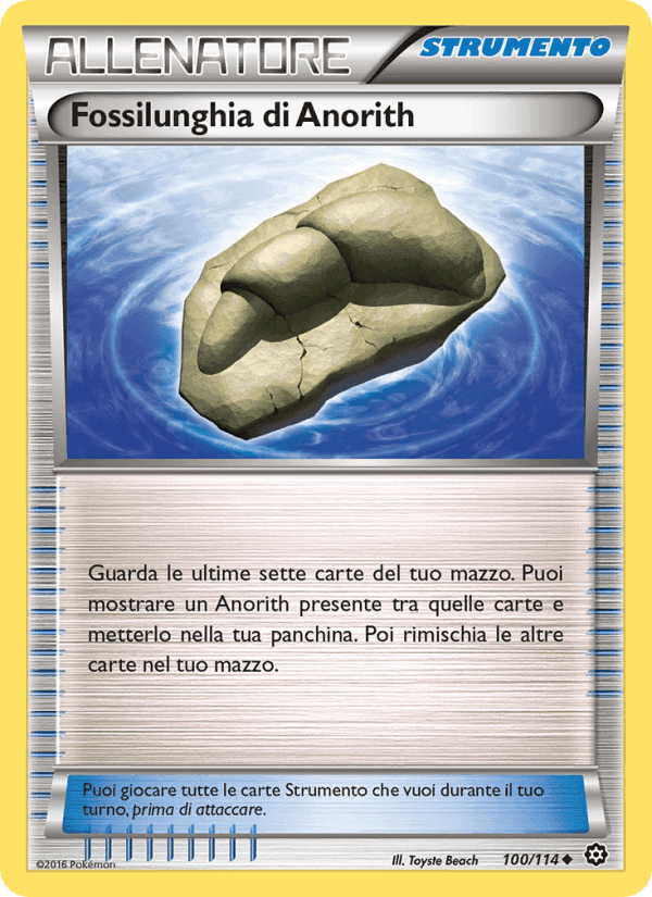 Fossilunghia di Anorith, carta 100 di Vapori Accesi