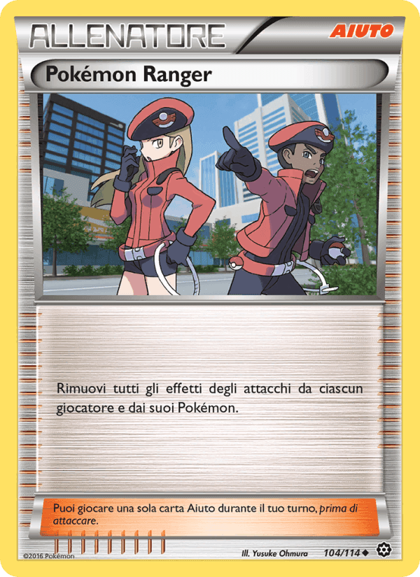 Pokémon Ranger, card 104 from Vapori Accesi