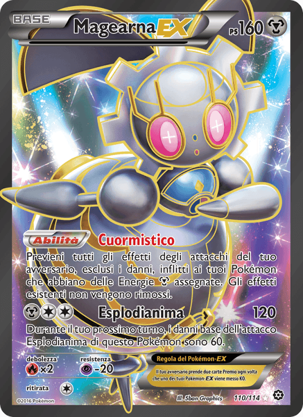 Magearna EX, carta 110 di Vapori Accesi