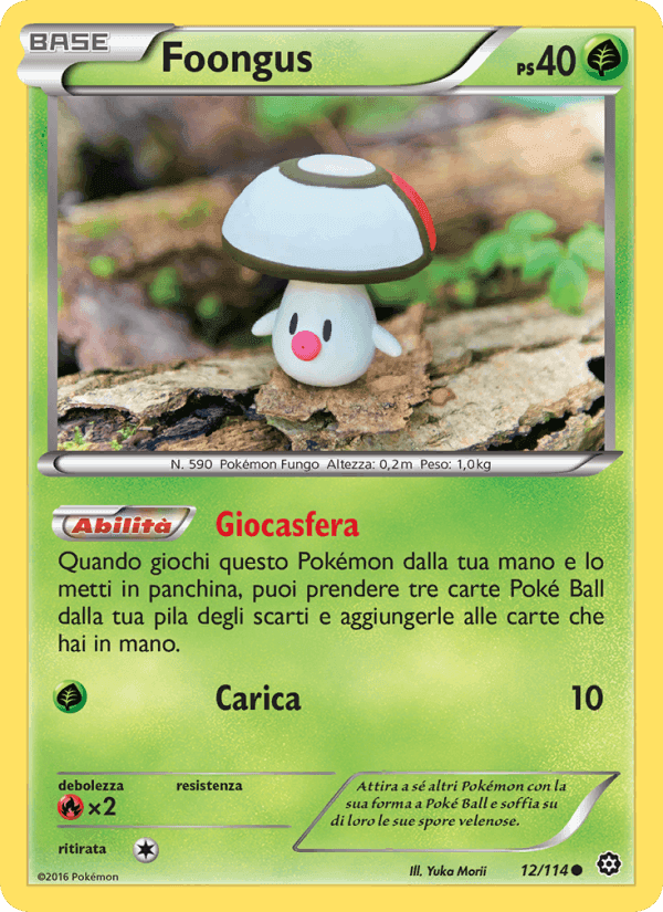 Foongus, carta 12 di Vapori Accesi