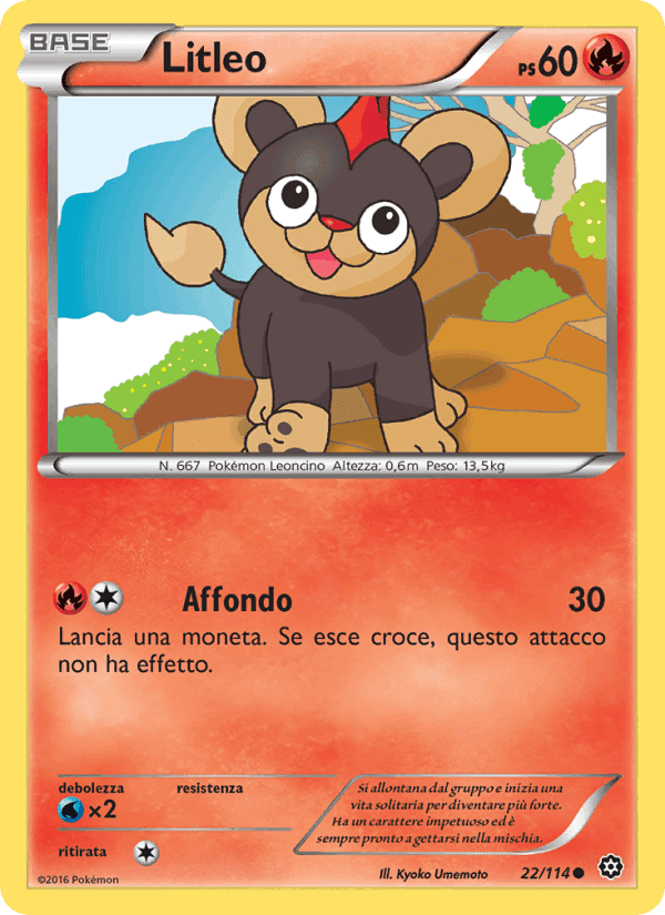 Litleo, card 22 from Vapori Accesi