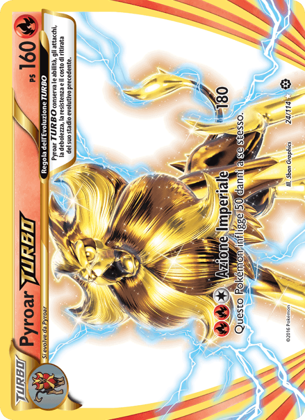 Pyroar TURBO, card 24 from Vapori Accesi