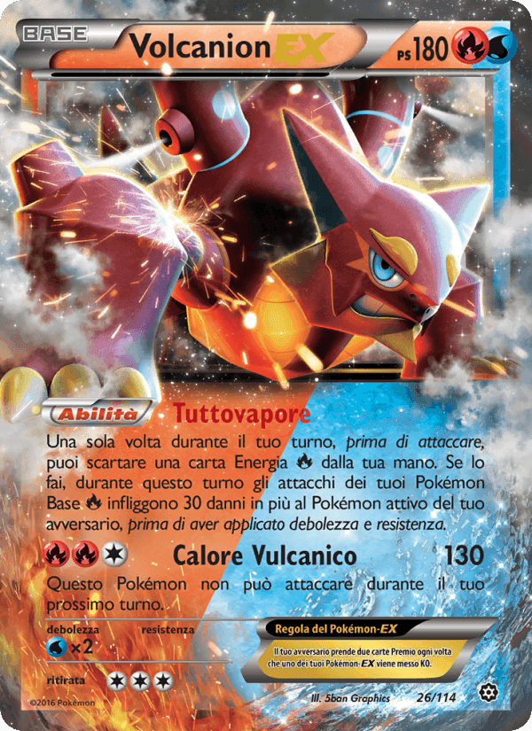 Volcanion EX, carta 26 di Vapori Accesi