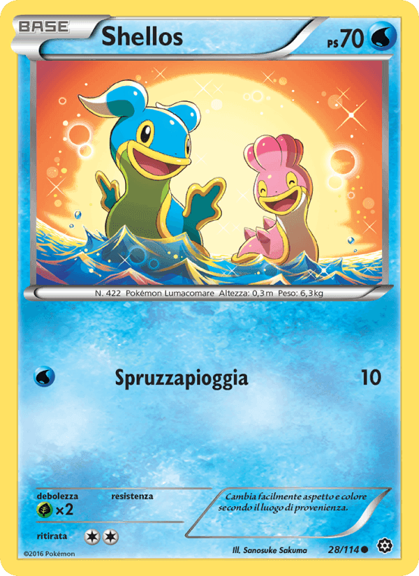 Shellos, card 28 from Vapori Accesi
