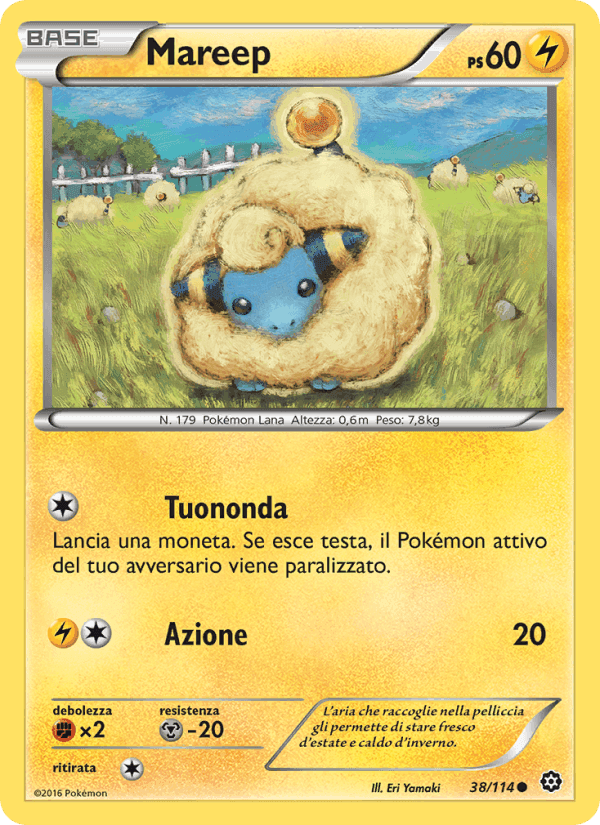 Mareep, card 38 from Vapori Accesi