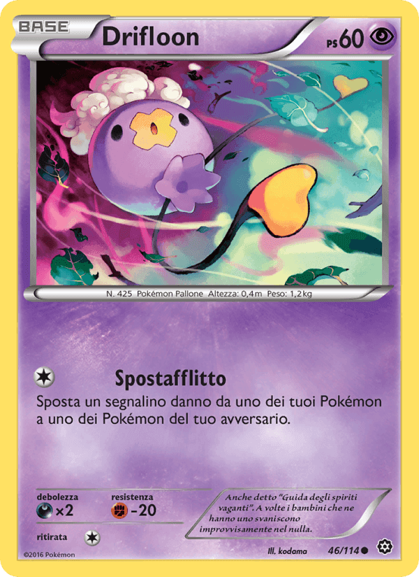 Drifloon, carte 46 de Vapori Accesi