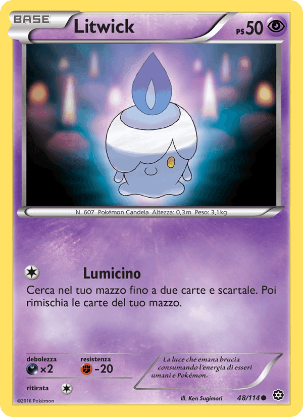Litwick, carte 48 de Vapori Accesi