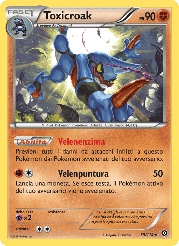 Toxicroak, carta 59 di Vapori Accesi