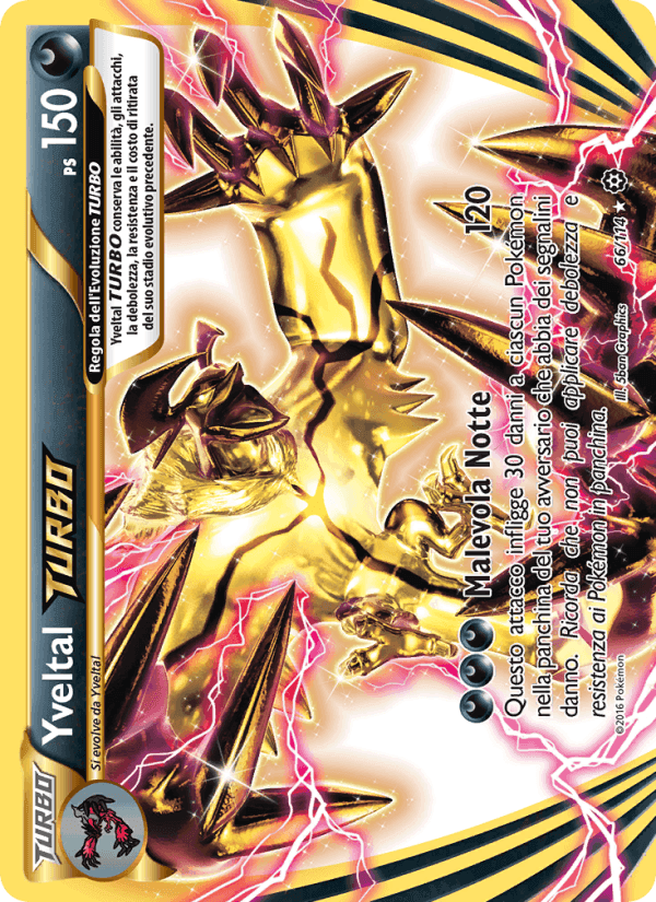 Yveltal TURBO, carta 66 di Vapori Accesi