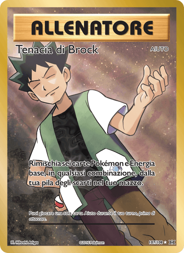 Tenacia di Brock, carta 107 di Evoluzioni