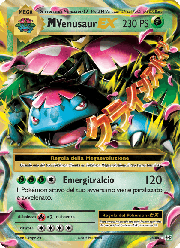 M Venusaur EX, carta 2 di Evoluzioni