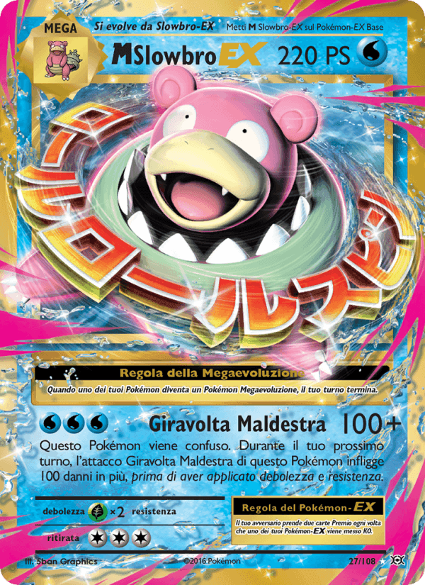 M Slowbro EX, carte 27 de Evoluzioni