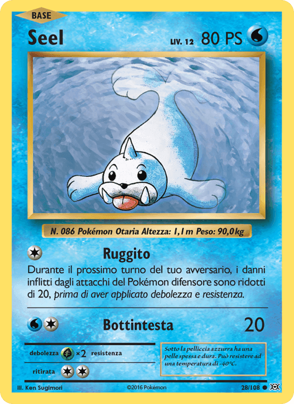 Seel, carte 28 de Evoluzioni