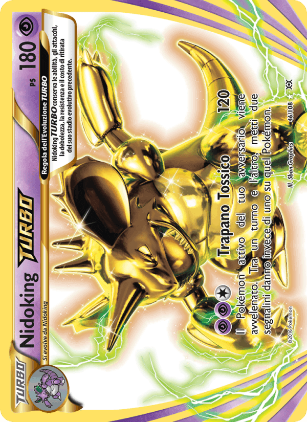 Nidoking TURBO, carte 46 de Evoluzioni