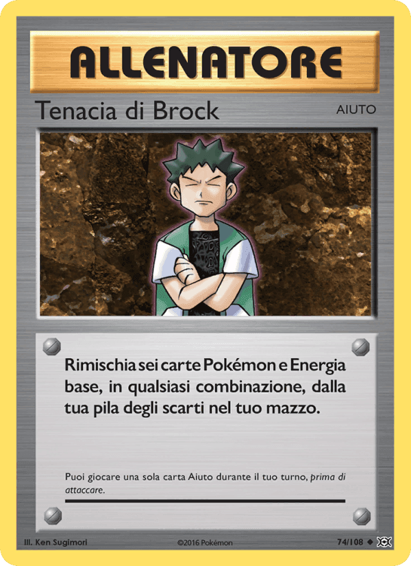 Tenacia di Brock, carta 74 di Evoluzioni