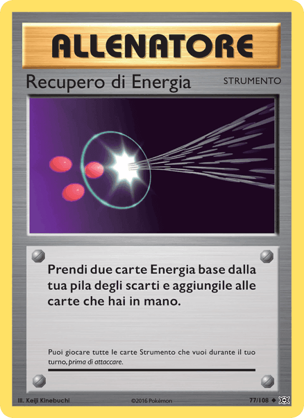 Recupero di Energia, carta 77 di Evoluzioni