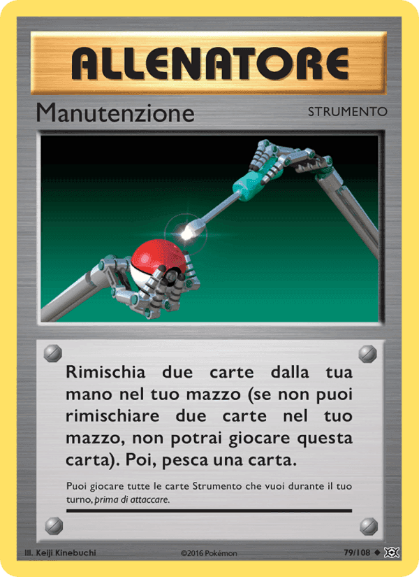 Evoluzioni の 79 番、Manutenzione