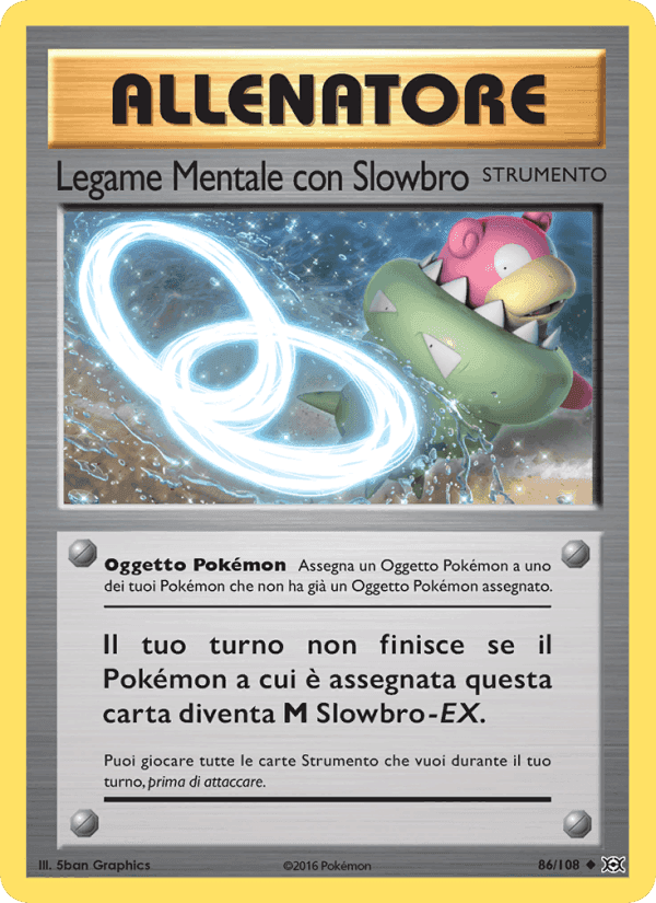 Legame Mentale con Slowbro, carta 86 di Evoluzioni