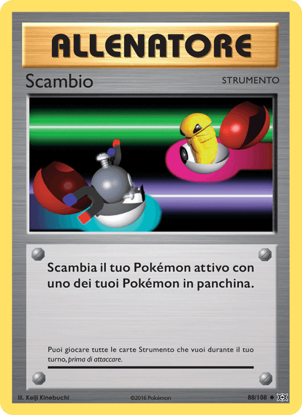Scambio, carta 88 di Evoluzioni