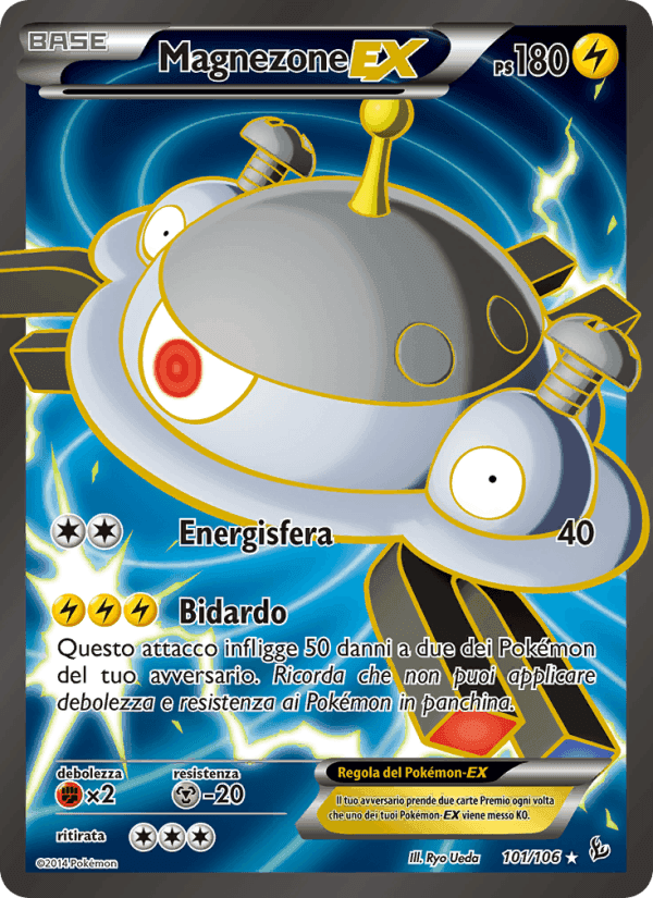 Magnezone EX, carte 101 de Fuoco Infernale