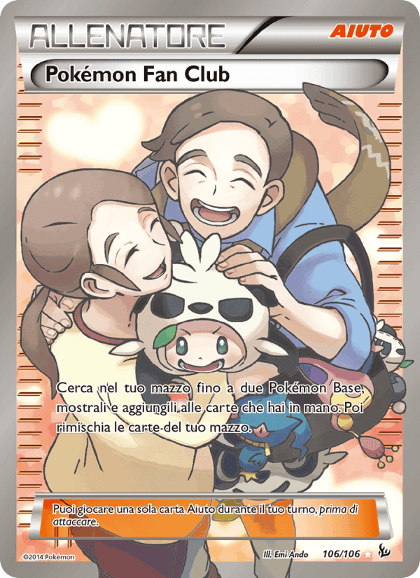 Pokémon Fan Club, carta 106 di Fuoco Infernale