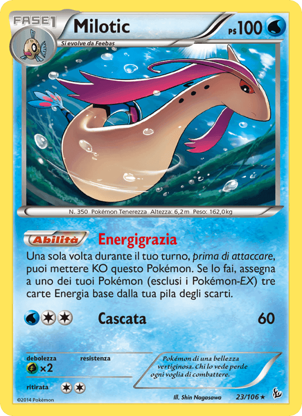 Milotic, carta 23 di Fuoco Infernale