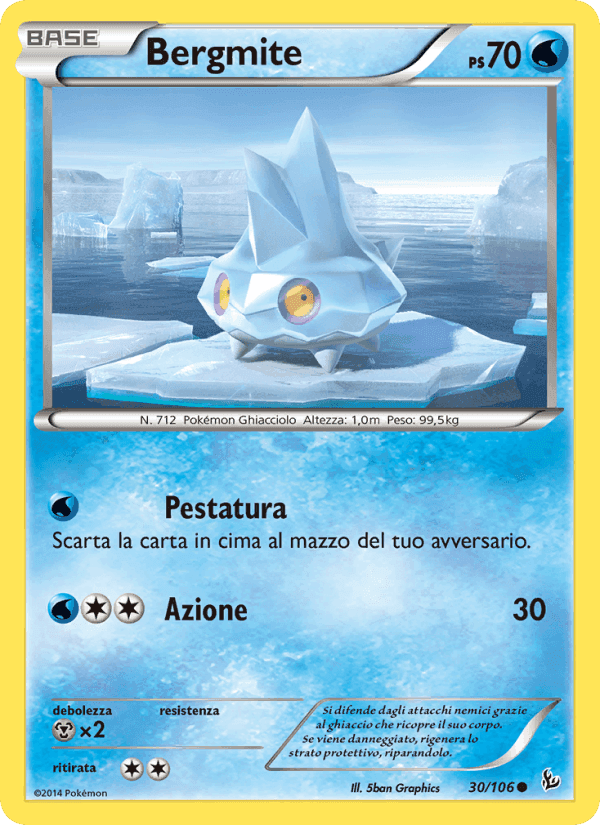 Bergmite, carta 30 di Fuoco Infernale