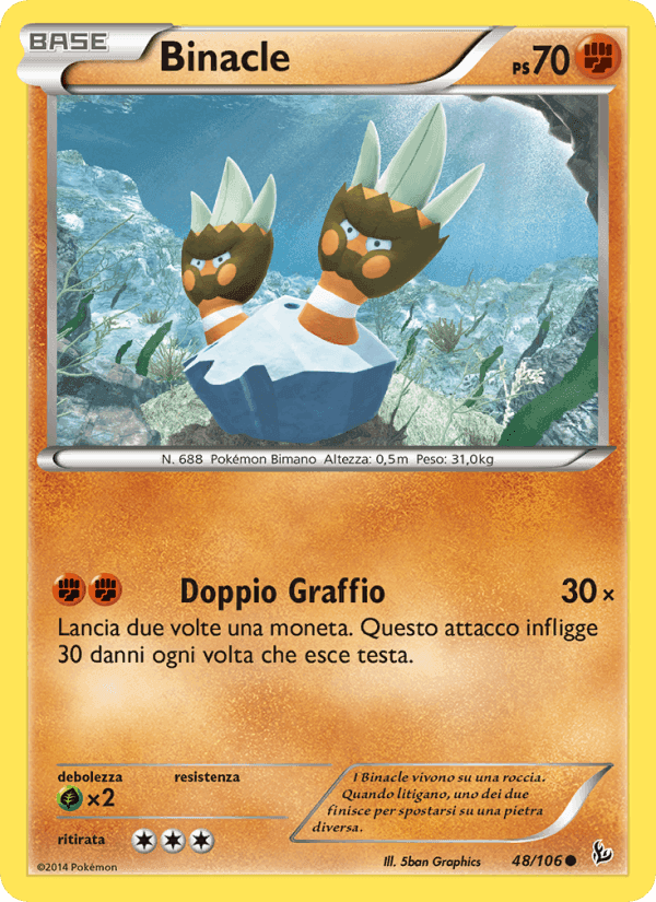 Binacle, carta 48 di Fuoco Infernale