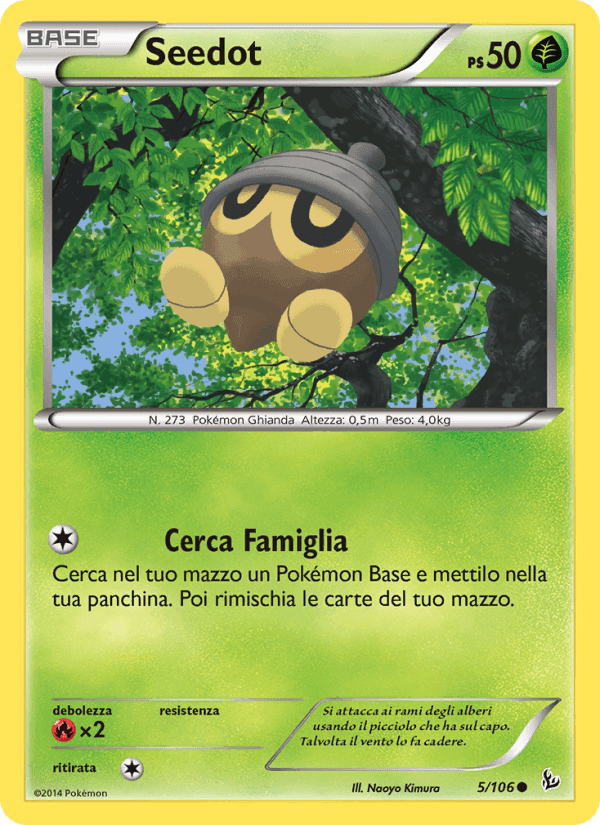 Seedot, carta 5 di Fuoco Infernale