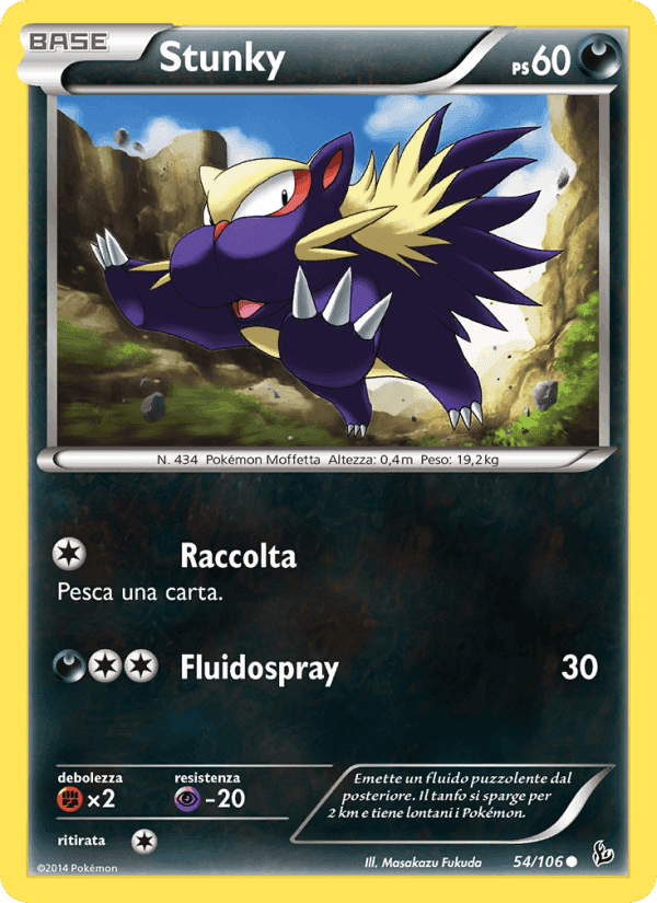 Stunky, carta 54 di Fuoco Infernale
