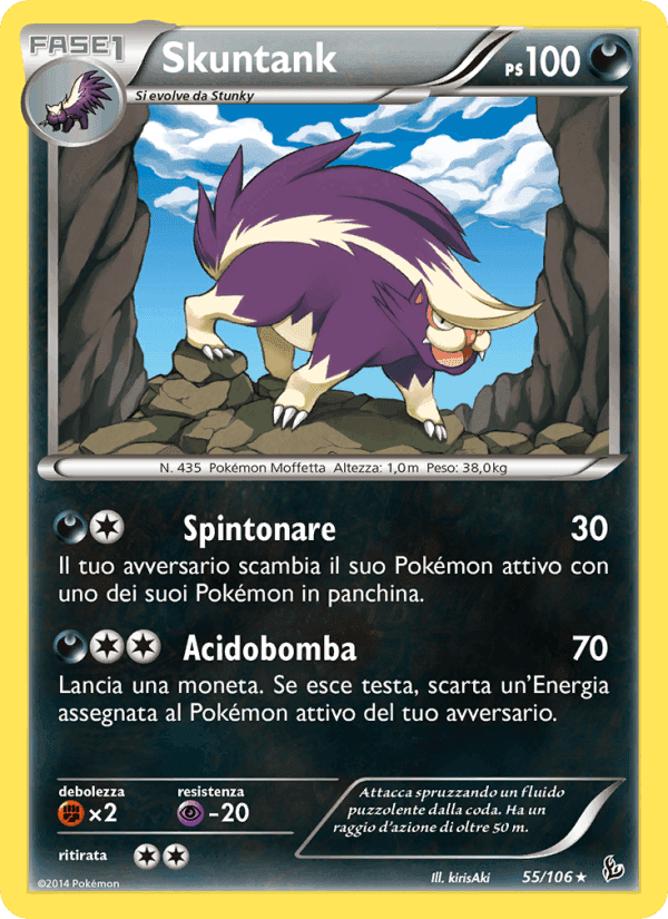 Skuntank, carta 55 di Fuoco Infernale