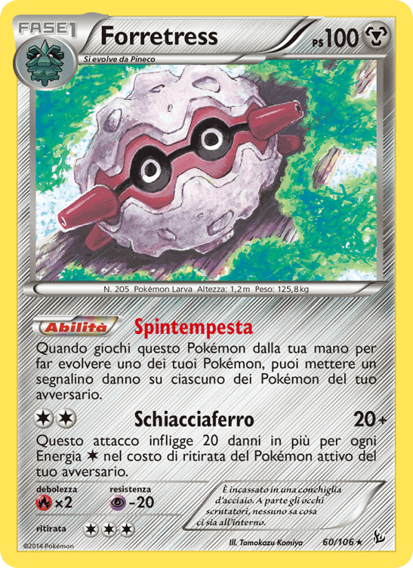Forretress, carta 60 di Fuoco Infernale