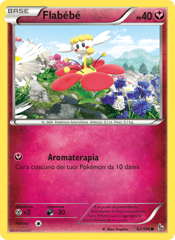 Flabébé, card 62 from Fuoco Infernale